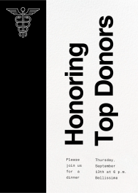 Caduceus Colophon by Paperless Post