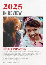 In Review - Holiday Card by Paperless Post