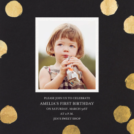 Reese (Photo) - Birthday Invitation by Sugar Paper