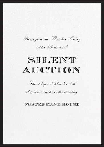 Contorno - Fundraiser Invitation by Paperless Post