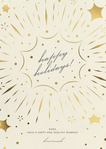 Bursting with Joy - Nowruz Card by Paperless Post