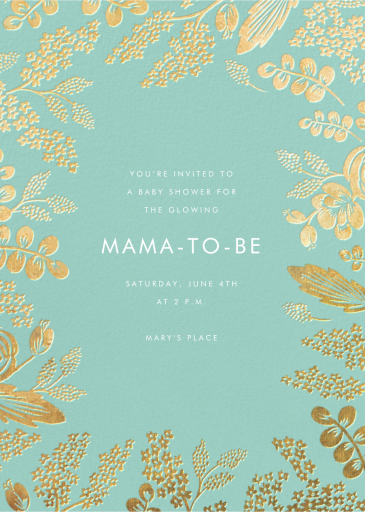 Heather and Lace - Baby Shower Invitation by Rifle Paper Co.