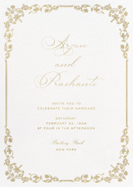 Gold Leaf Border by Sketch Design Studio