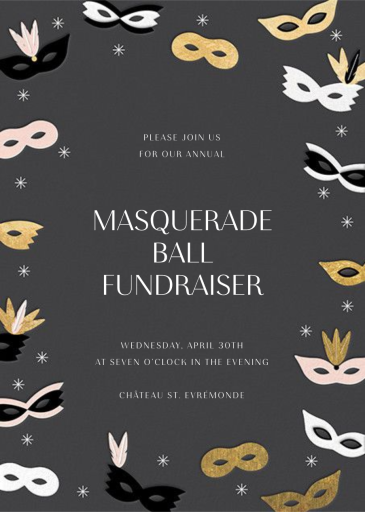 Masquerade - Business Event Invitation by Paperless Post