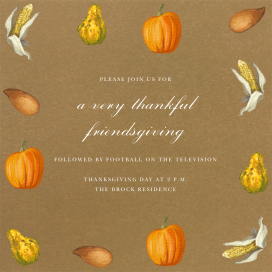 Thanksgiving Food by Paperless Post