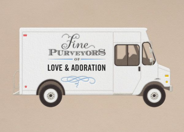 Delivery Truck - Anniversary Card by Paperless Post