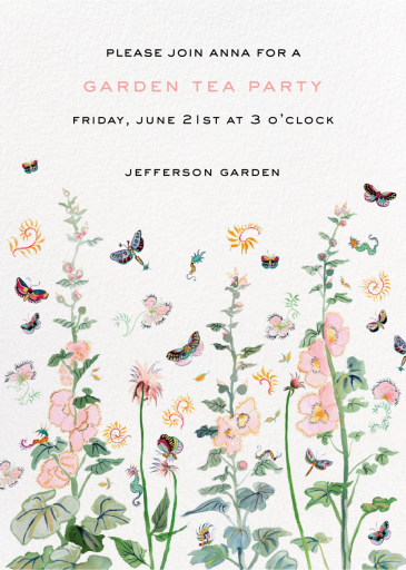 Butterfly Meadow (Inslee Fariss) - Spring Party Invitation by Dogwood Hill