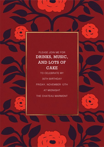 Naaimo - Birthday Invitation by Marimekko