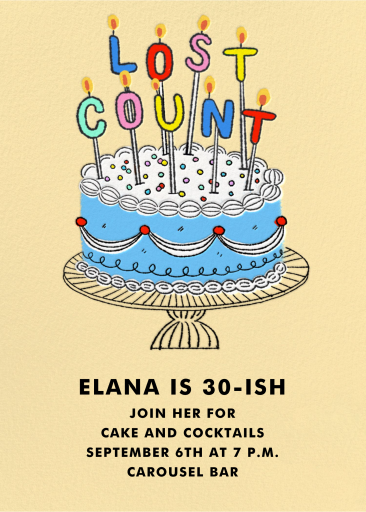 Milestone Candles - Birthday Invitation by Hello!Lucky