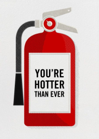 Fire Extinguisher - Anniversary Card by Paperless Post