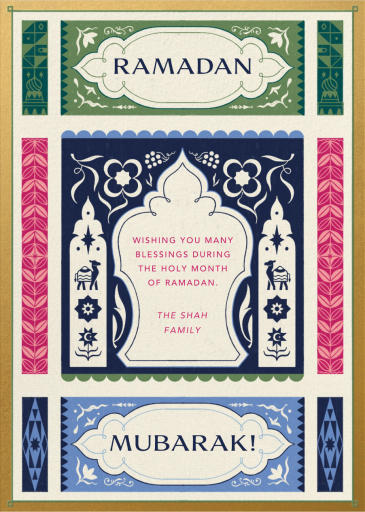 Ramadan Mosaic - Greeting Card by Paperless Post