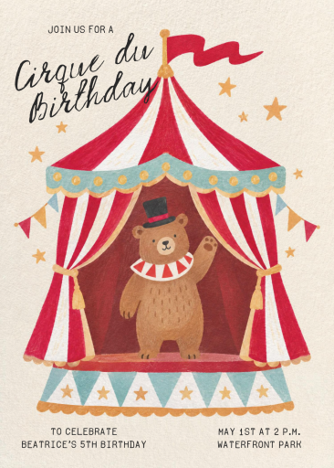 The Whole Circus - Birthday Invitation by Paperless Post
