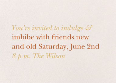 Recitativo - Fall Party Invitation by Venamour