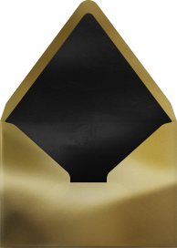 Minimalist Black 2024 New Year Card Envelope