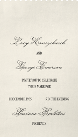 Detailed Note - Wedding Invitation by Paperless Post