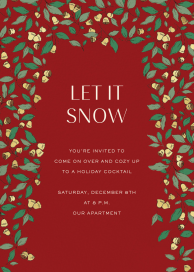 Garden Arbor - Holiday Party Invitation by Liberty