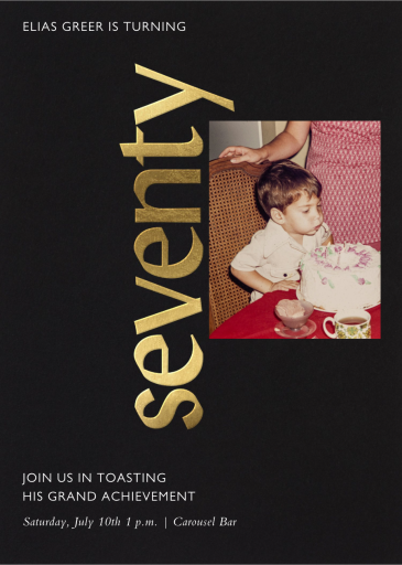 Celebration Photo - Birthday Invitation by Paperless Post