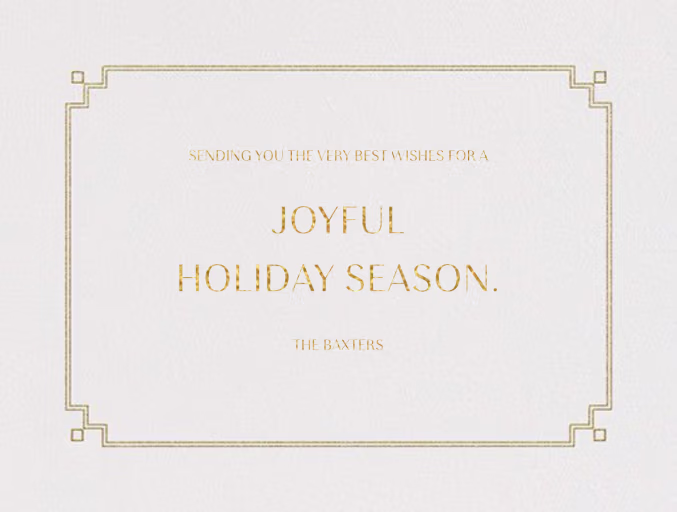 Coromandel - Holiday Card by Paperless Post
