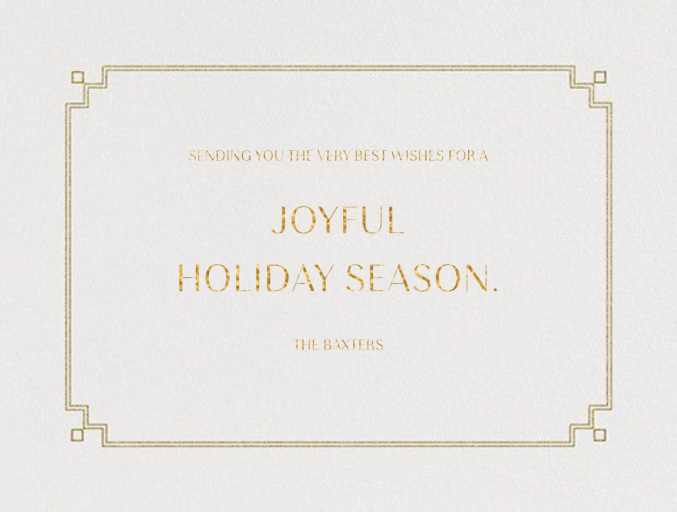 Coromandel - Holiday Card by Paperless Post