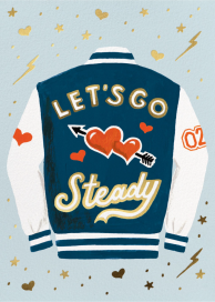 Let's Go Steady - Greeting Card by Rifle Paper Co.