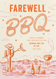 Desert BBQ - Celebration Invitation by Paperless Post