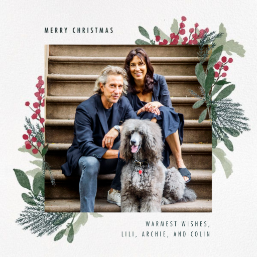 Yule Blooms - Holiday Card by Paperless Post