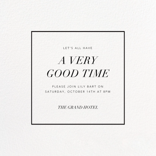 Konfetti Photo - Invitation by Kelly Wearstler - Back