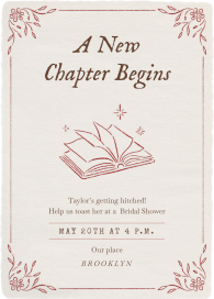 Romance Novel de Paperless Post