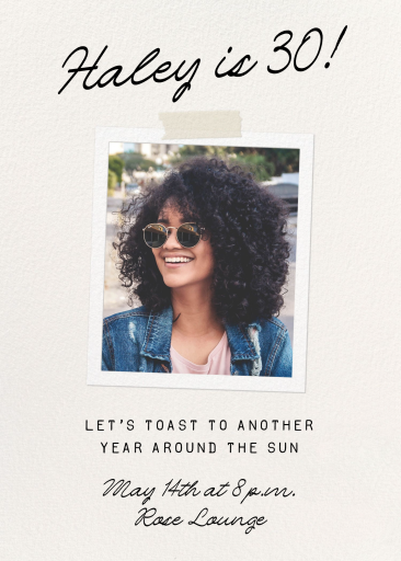 Memory Board - Birthday Invitation by Paperless Post