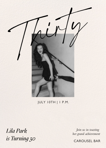 Signature Celebration - Invitation by Paperless Post