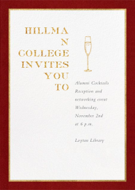 Oro (Tall) - Alumni Event Invitation by Paperless Post