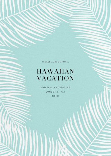 Palmier II - Get-Together Invitation by Paperless Post