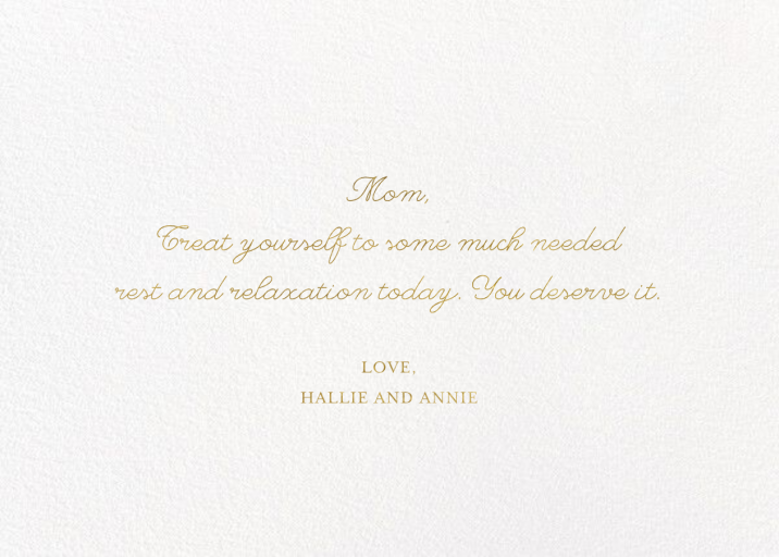 Delicate Petals (Anna Emilia Laitinen) by Red Cap Cards - Back