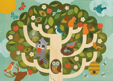 Treetop - Baby Shower Invitation by Petit Collage