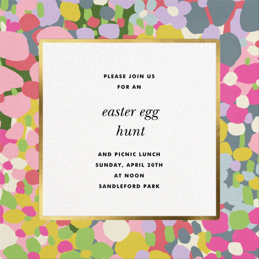 Fauve Border - Easter Invitation by kate spade new york