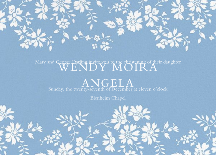 Capel - Baptism & Christening Invitation by Liberty