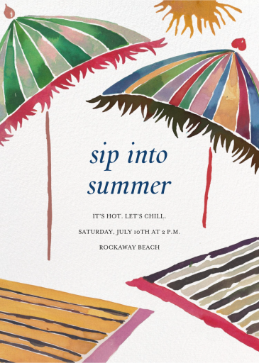 Under the Sun - Invitation by Happy Menocal