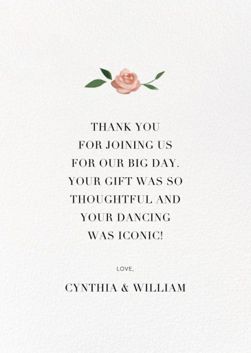 Teablossom (Photo Invitation) by Paperless Post - Back