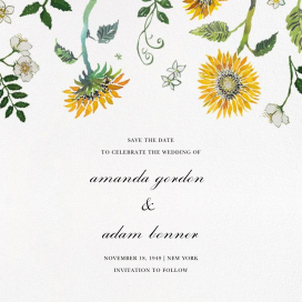 Dandelion harvest (Save the Date) by Happy Menocal