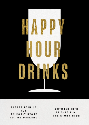 Drink It In - Cocktail Party Invitation by Paperless Post