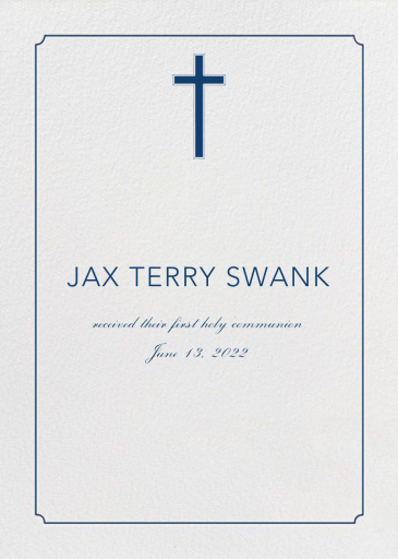 Indented Rounded Corners Tall by Paperless Post