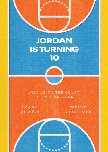 On the Court by Paperless Post