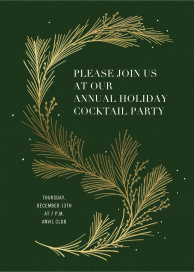 Gold Pine by Paperless Post