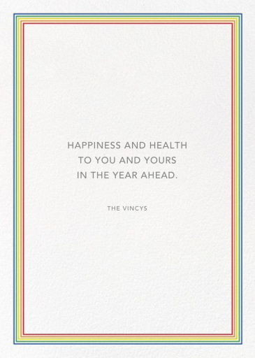 Lucky New Year - New Year's Card by Paperless Post - Back