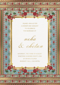 Ami - Indian Wedding Invitation by Anita Dongre
