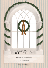 Festive Window - Holiday Card by Paperless Post