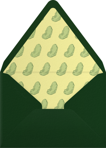 Pickle Lovers - Paperless Post Envelope