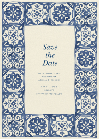 Amalfi Tiles - Save the Date by Paperless Post