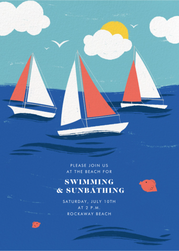 Smooth Sailing - Summer Party Invitation by Paperless Post