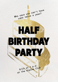 Party Twice - Invitation by Paperless Post